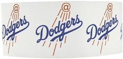 3 inch Grosgrain Szalag Dodgers Nyomtatott vagy Haj Íjak Kézműves Ajándékot, valamint Több (3 Méter)