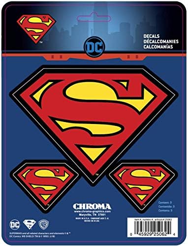 CHROMA Superman 6x8 Stick Onz Matrica