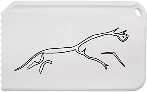 Azeeda 'Uffington Fehér Ló' Műanyag Jég Kaparó (IC00008240)