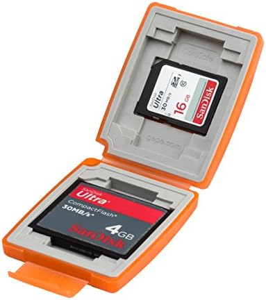 Gepe 3857-14 CardSafe Alapvető Duo a Compact Flash, SD, Smart Media & Memory Stick (Mandarin, Narancs)