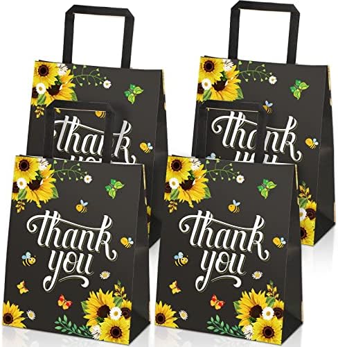 20 Db Napraforgó Fél Javára Táska Köszönöm Kraft Papír Táskák Kezeli Köszönöm Ajándék Táskák Virág Kezelni Táskák Üzleti Ajándékok Esküvőre,
