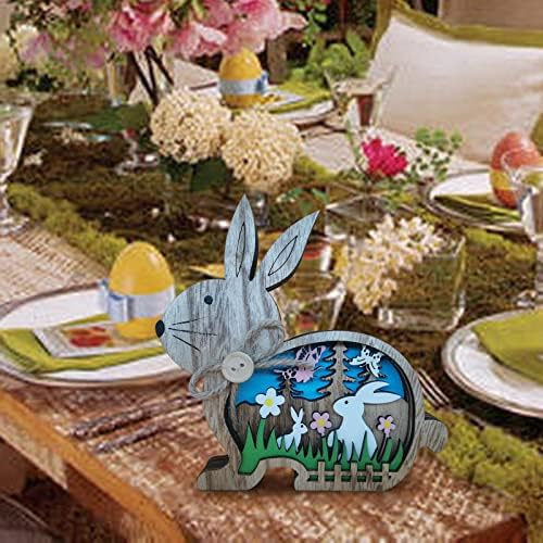 Egészségügyi Dísz, Húsvéti Asztali Szoba Boldog Húsvéti Dekoráció Tavaszi Húsvéti Lányok Ajándék Asztali Könnyű Kézműves Fiúk Kézműves Fa