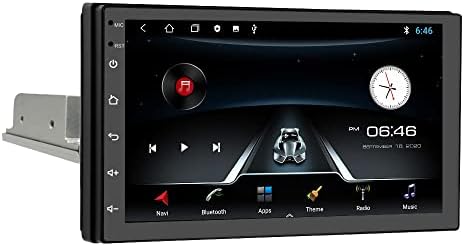 Egységes Din autórádió a Biztonsági Kamera, GPS Navigáció, Autós, 7 Hüvelykes HD Kapacitív Érintőképernyő autórádió Bluetooth