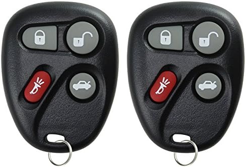 KeylessOption Kulcsnélküli Bejegyzés Távirányító Autós kulcstartó Csere 25695954, 25695955 (Csomag 2)
