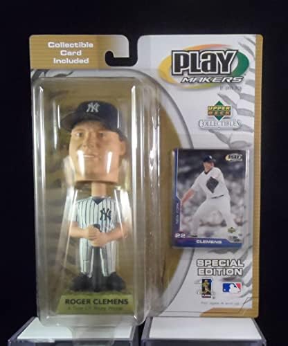 2001 Felső Szinten Játszani Döntéshozók Roger Clemens Yankees Bólogatós & Trading Card