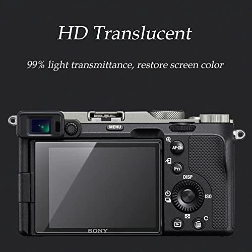 ZLMC képernyővédő fólia Sony A7C, 3 Csomag 9H keménységű Edzett Üveg kijelző Védő fólia Alkalmas Sony alpha A7C Védelem