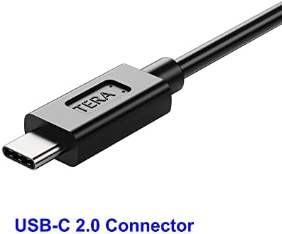 Tera Grand - USB-C-RS232 Soros Adapter Kábel, DB9 a Hüvelykszorítót pedig FTDI chipset, Támogatja a Windows 11, 10, 8, 7, Vista,