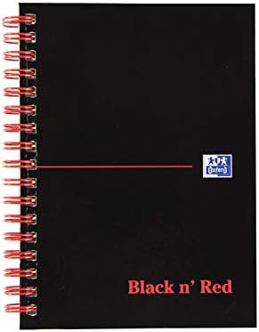 Fekete n Piros Könyv Wirebound 90gsm Kimondta, illetve Perforált 140 A4-es Ref B79019 [Csomag 5] A6