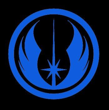 CCI Star Wars Jedi Rend Logó Matrica Vinyl Matrica|Autók, Teherautók, Furgonok Falak Laptop| Kék |5,5 x 5.25 a|CCI1538