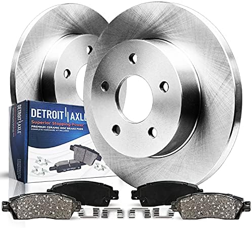 Detroit-Tengely - 10.63(270mm) Hátsó Disc Rotor + Kerámia fékbetétek Cseréje a Chevy Cobalt HHR Malibu Pontiac G5 G6 Szaturnusz Aura-Ion