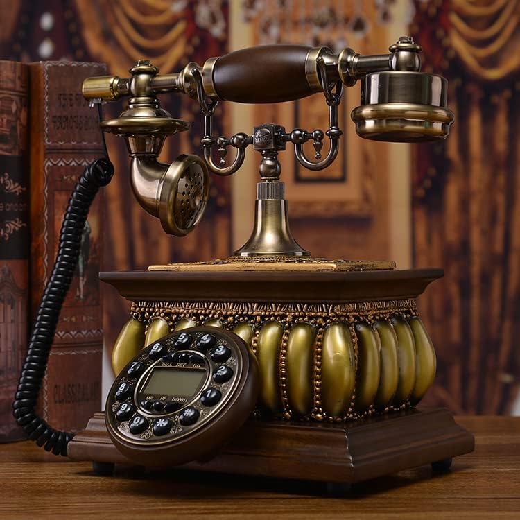 Counyball Rotary Telefonvonal Európai Stílusú Otthoni Irodai Vezetékes Retro Terem Dekoráció Telefon Asztal Klasszikus Élő