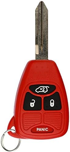 Kulcsnélküli Bejegyzés Távoli 4btn Piros kulcstartó a Chrysler Jeep (M3N5WY72XX)