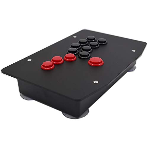 RAC-J500B-PS Összes Gomb Hitbox Stílusú Arcade Játék Joystick Vezérlő PS4/PS3/PC Sanwa OBSF-24 30