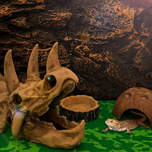 Hamiledyi Rock Terrárium Háttér Hüllő Tartály Háttérrel Kígyó Élőhely Dekoráció Leopárd Gekkó 3D Fali Hátteret, Akvárium Dekoráció Háttérrel