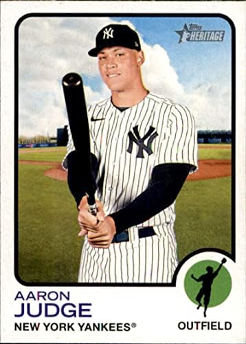 2022 Topps Örökség 44 Aaron Bíró New York Yankees Hivatalos MLB Baseball Kártya a Nyers (NM vagy Jobb) Feltétel