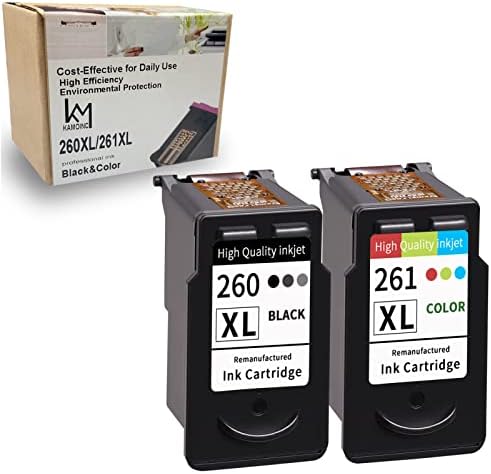 PG-260XL/CL-261XL Kompatibilis tintapatronok Cseréje a Canon 260XL 261XL,Utángyártott 260XL 261XL Combo Pack Használni, hogy a Canon PIXMA