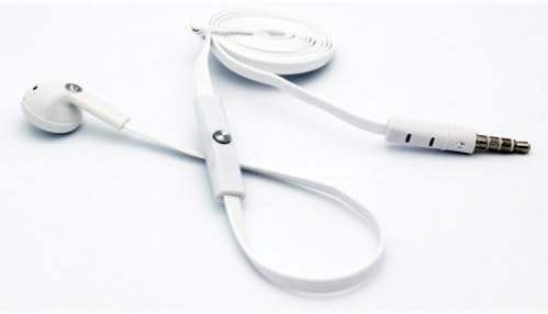 Lapos Fehér Vezetékes Kihangosító Mono Fülhallgató Egyetlen Fülhallgató Fülhallgató Mikrofon, a Verizon Nokia Lumia Ikonra, Verizon Pantech