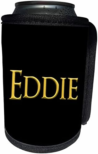 3dRose Eddie menő lány baba neve az USA-ban. Sárga, fekete. - Lehet Hűvösebb Üveg Wrap (cc-361393-1)