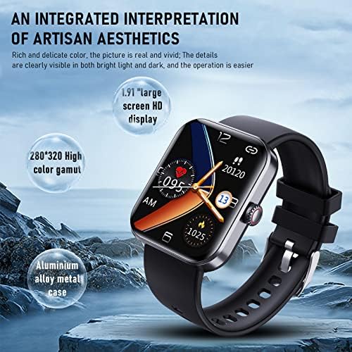 F57L Vércukorszint Ellenőrzése Bluetooth Smartwatch, Non-invazív vércukor Vizsgálat Smart Óra Fitness Intelligens Vigyázz,