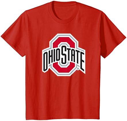 A Gyerekek Ohio State Buckeyes Ikon Piros Gyerekek T-Shirt