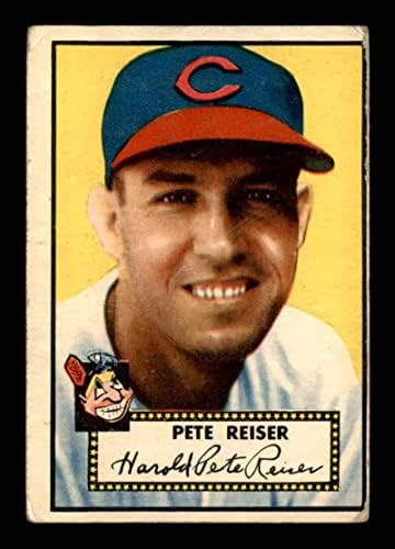 189 Pete Reiser - 1952 Topps Baseball Kártyák (Csillag) Osztályozott VG - Baseball Asztalon Dedikált Vintage Kártyák