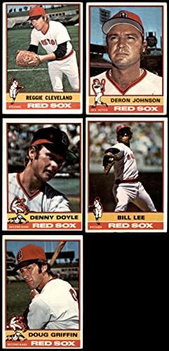 1976 Topps Boston Red Sox Közelében Csapat készen áll a Boston Red Sox (Set) VG+ Red Sox