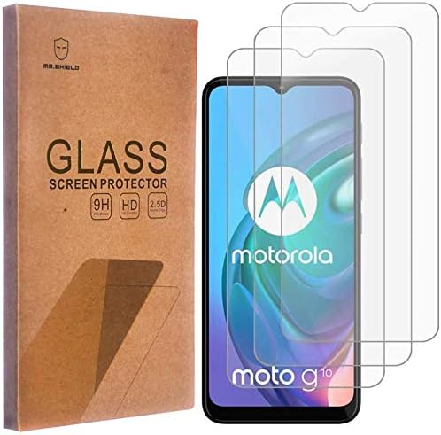 Mr Pajzs [3-Pack] Célja A Motorola (MOTO G10) [Frissítés, Maximális Fedezze Képernyő Változat] [Edzett Üveg] [Japán Üveg 9H Keménység]
