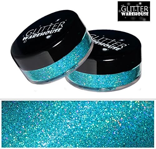 GlitterWarehouse Finom (.008) Holografikus Oldószerrel szemben Ellenálló Kozmetikai Minőségű Csillogás. Nagy Smink, Test Tetoválás, Köröm