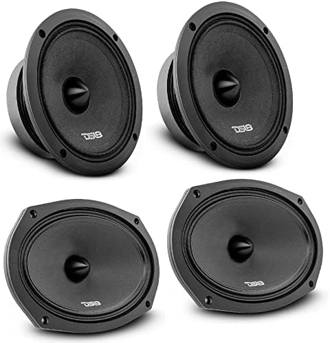 DS18 Autó Hangszórók 2 X 6.5 pedig 2X 6.9 Pro Audio Középkategóriás Hangszórók a Golyó - Prémium Minőségű Audio Ajtó Hangszóró