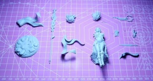 1/24 Ősi Fantasy Női Harcos Gyanta Modell Kit Miniatűr Gyanta Modell Alkatrészek // yi7v-6 (összeszerelt, valamint festetlen)