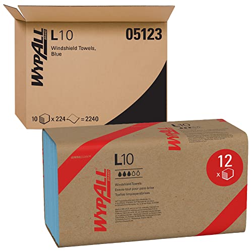 WYPALL 05123 L10 világoskék Szélvédő Törölköző (10 darab / karton)