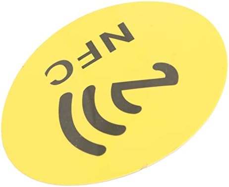 NFC Címkék, Sima Felület NFC Matrica Kompakt Anti-Interferencia CUID Chip 0 5cm Olvasási Távolság az NFC-képes Eszközök(Sárga)