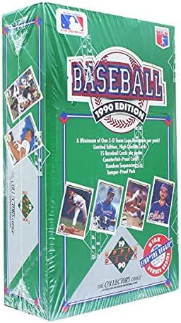 Az 1990-es Felső szint Magas Száma Baseball Box - 36P