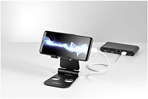 StarTech.com Telefon, s Tablet Állvány - Összecsukható Univerzális Mobil Készülék tartó Okostelefonok & Tabletta - Állítható Multi-Angle