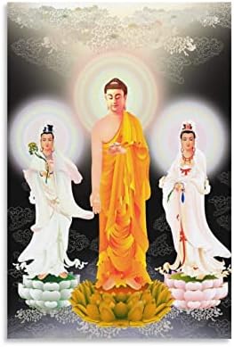 Buddhista Művészeti, Vallási Meggyőződés, Buddhista Plakátok Buddha, Zen, Buddha, Guanyin, a Hit, a Vallás Budd Wall Art Festmények Vászon Fali