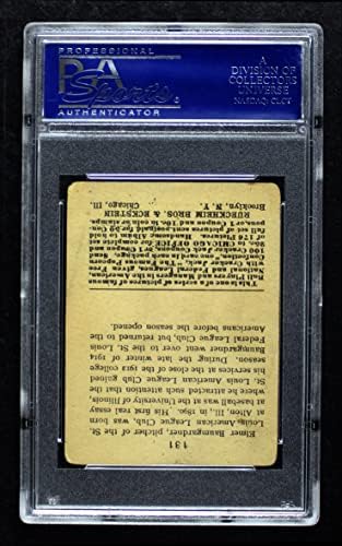 1915 Cracker Jack 131 Geo. Baumgardner St. Louis Browns (Baseball Kártya) PSA a PSA 3.00 Browns