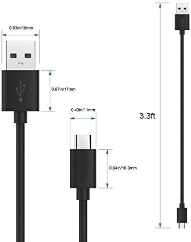 Gyors Töltés MicroUSB Kábel Művek Kompatibilis A Yezz Andy 6Q ez Lehetővé teszi a Gyors Töltési Sebesség! (5ft / 1,5 M)