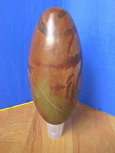 Shiva Lingam Bolt-9.25 Inch Shiva Lingam Kő~Narmada Folyó~India~Gyönyörű Gyógyító Kövek Meditáció Energia Indiai Meditációs Metafizikai