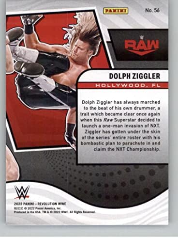 2022 Panini Forradalom WWE 56 Dolph Ziggler Nyers Birkózás Trading Card