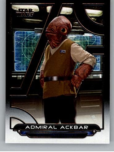 2018 Topps Star Wars Galactic Fájlok TFA-56 Ackbar Admirális Hivatalos Non-Sport Kereskedelmi Kártya NM-es, vagy Jobb Conditon