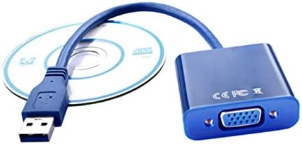 SOLUSTRE USB Adapter Kábel Adapter Monitor Adapter Kábel, Kék