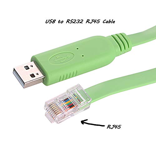 6FT USB-Konzol Kábel USB-RJ45 Kábel Alapvető kis kiegészítőről a Cisco, NETGEAR, Ubiquity, LINKSYS, TP-Link Routerek/Kapcsolók a Laptop