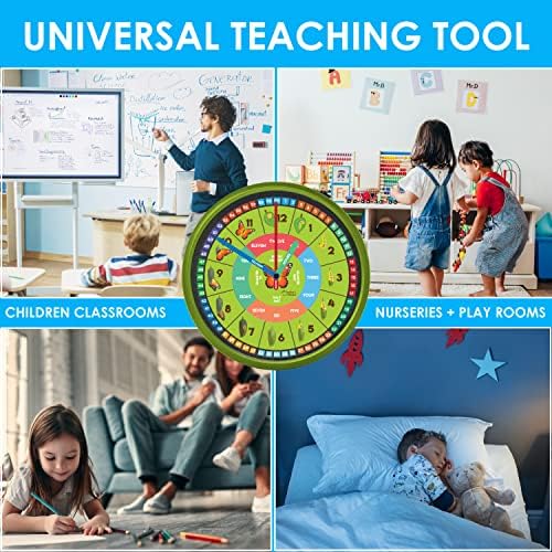 Tanár Választása Oktatási Pillangó 10 falióra | Csendes Működés - Idő, Tanítási Óra Tökéletes a Tantermekben, illetve a Gyerek Hálószoba