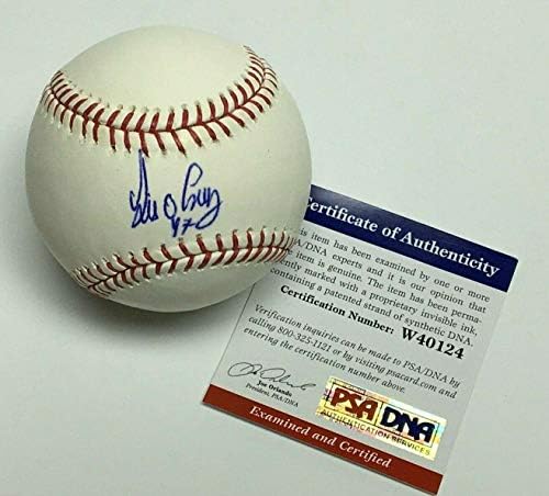 Luis Cruz Aláírt Major League Baseball MLB PSA W40124 - Dedikált Baseball