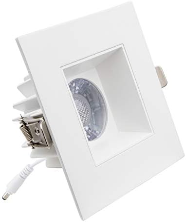 Maxxima 4. Tér Ultra Vékony Süllyesztett Anti-Vakító fény LED Beépíthető, Canless IC Névleges, Az 1200 Lumen, 3 Szín Hőmérséklet Választható