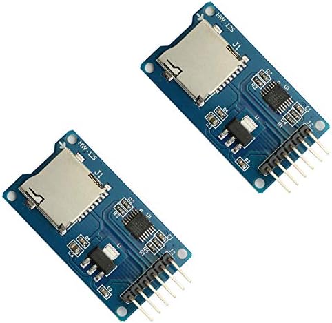 Maxmoral 2DB Micro SD Tároló Board Memória Pajzs Bővítő Modul 6 Pin-SPI Interface Mini TF Kártya Adapter Olvasó