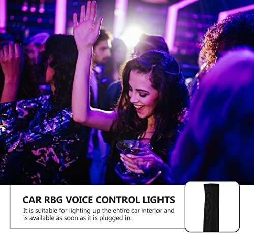 SOLUSTRE LED Sarokban Padlón a Lámpa Belső Világítás Hang - Aktivált Zenei Ritmus Lámpa App Ellenőrzési Autó Világítás Hang Pickup