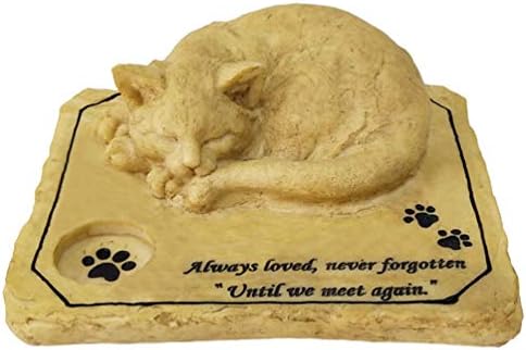 Cabilock Emlékmű Ajándékok Emlékmű Ajándék Macska Emlékmű Vésett Pet Sírkő Kert Udvar Jelölő Sír Sírkövet a Gyertyát tartó Emberek
