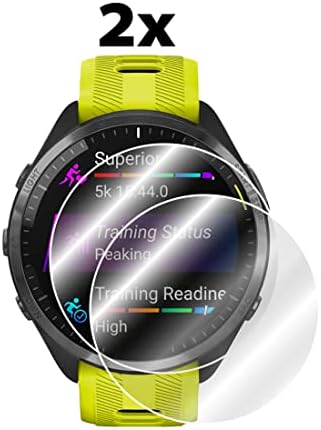 IPG Garmin Forerunner 965 Smartwatch Hidrogél képernyővédő fólia (2 db) Láthatatlan HD Tiszta Film Anti Karcolás Őr-Sima/öngyógyító/Buborék