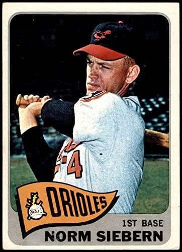 1965 Topps 455 Norm Siebern Baltimore Orioles (Baseball Kártya) VG/EX Orioles